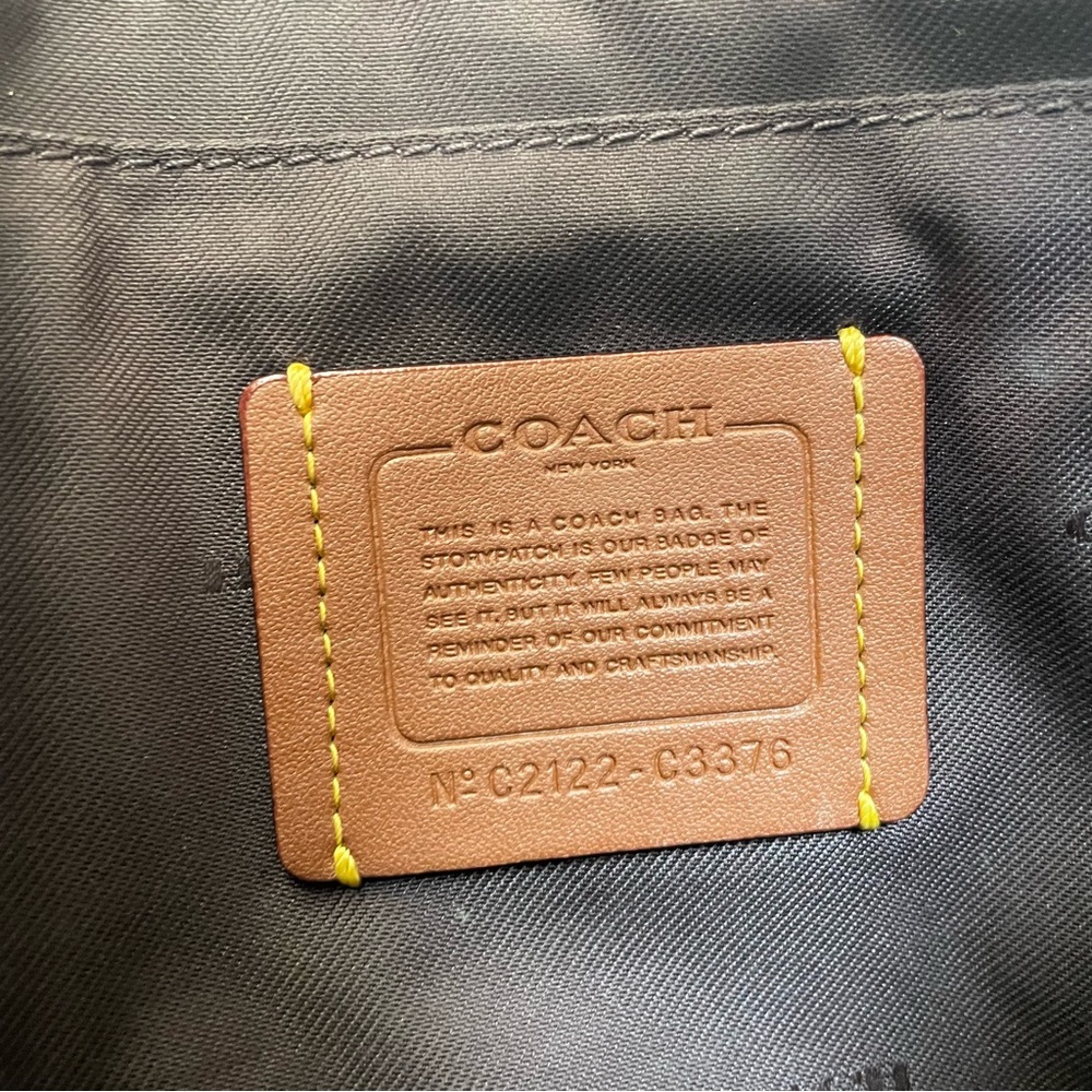 Coach Blue Leather Crossbody Bag - Picture 10 of 16